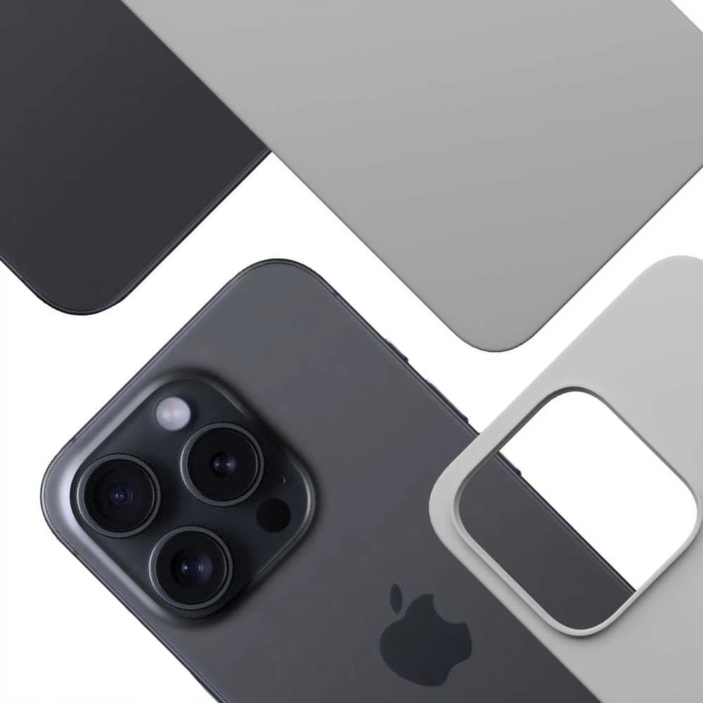 3MK Hardy MagSilicone dėklas Apple iPhone 16 Pro Max Titanium