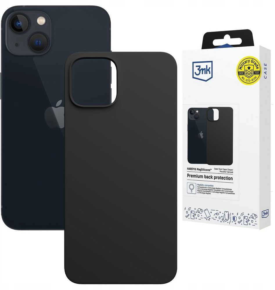 Apple iPhone 15 Plus grafito spalvos 3MK Hardy MagSilicone dėklas