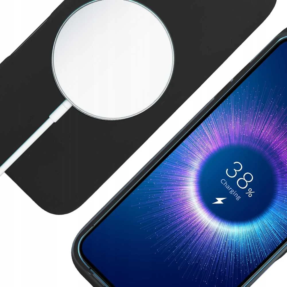 Dėklas 3MK klasės „Hardy MagSilicone“, skirtas „Apple iPhone 16 Plus“, grafito spalvos