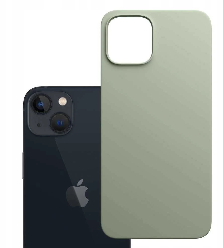 Dėklas 3MK Hardy MagSilicone do Apple iPhone 15 Plus žalia