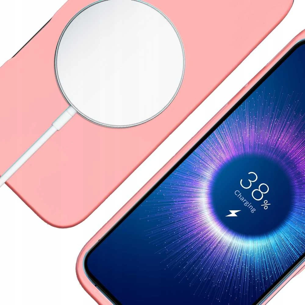 3MK Hardy MagSilicone Dėklas Apple iPhone 16 rožinės spalvos