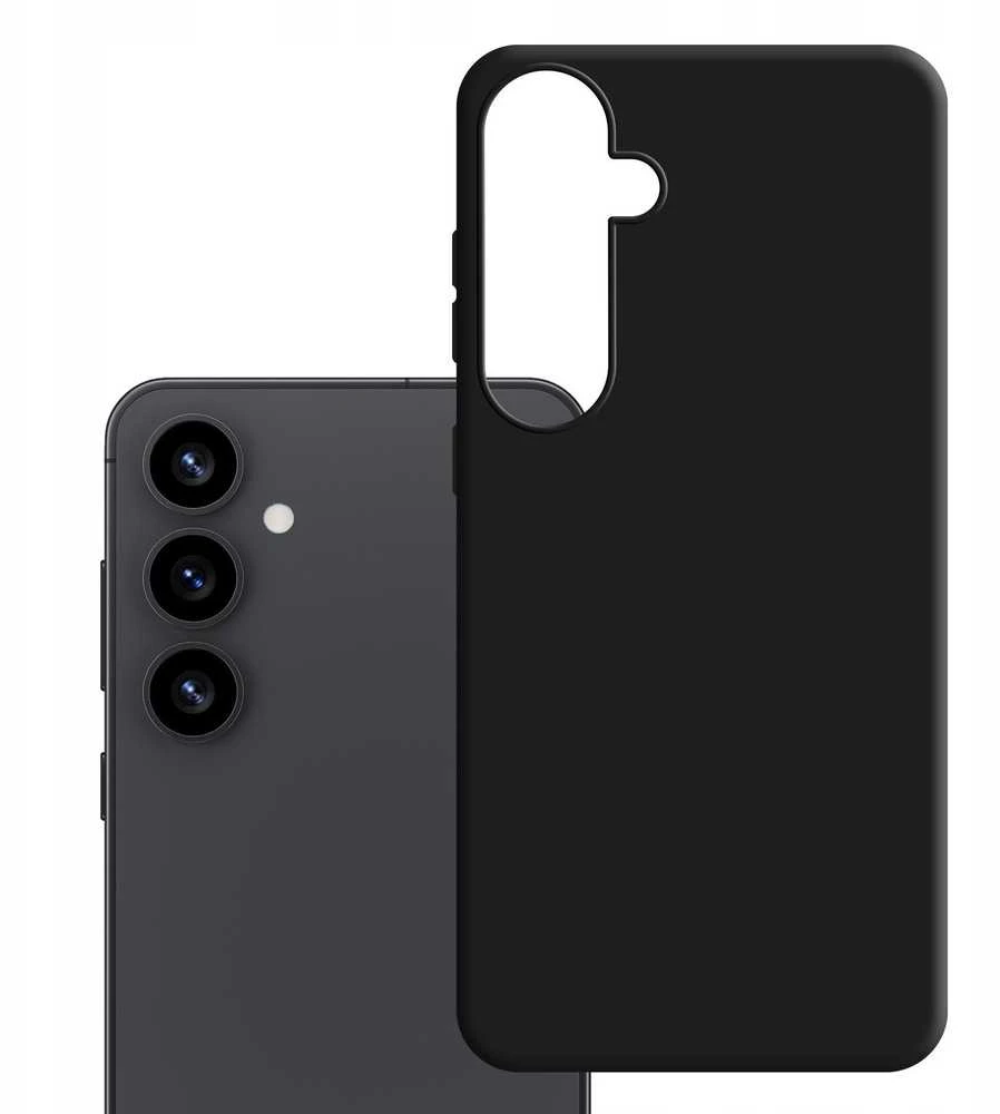 Dėklas 3MK Hardy MagSilicone skirtas Samsung Galaxy S25+ juodos spalvos