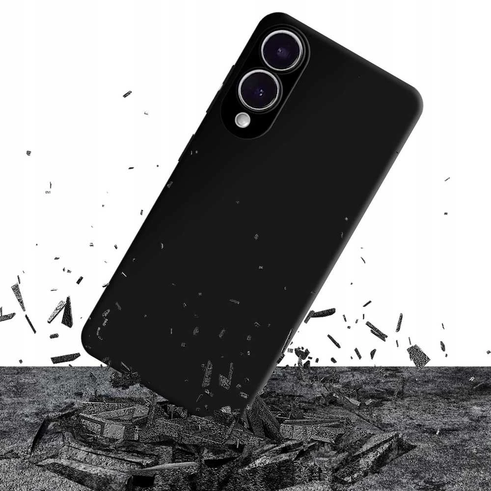 Dėklas 3MK HARDY Silicone Mag Samsung Galaxy S25 Edge juodos spalvos