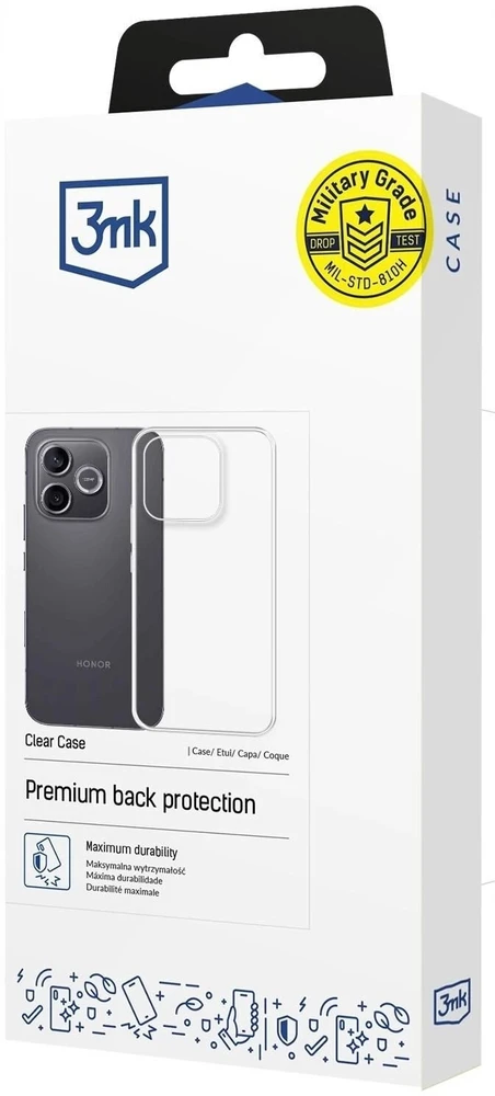 3Mk apsauginis 3mk skaidrus dėklas, skirtas Honor 600 Lite - permatomas
