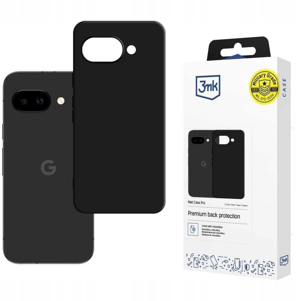 3Mk apsauga „Google Pixel 10A“ – 3mk matinis dėklas „Pro“