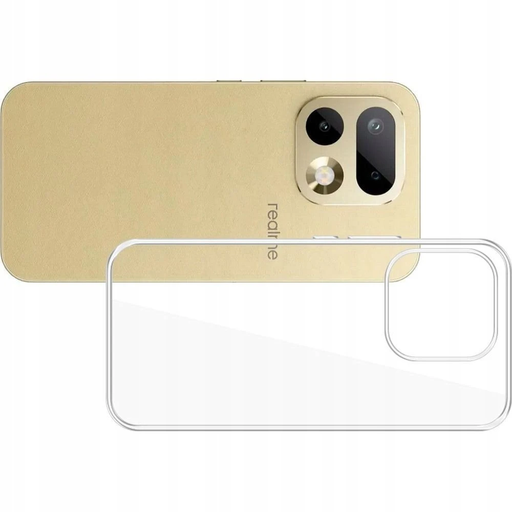 3mk skaidrus dėklas, skirtas „Realme 16 Pro 5G“ - permatomas