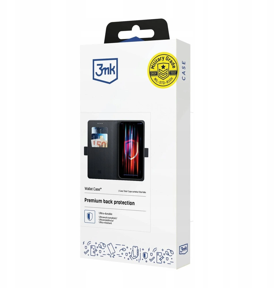 Realme C71 - 3mk piniginės dėklas
