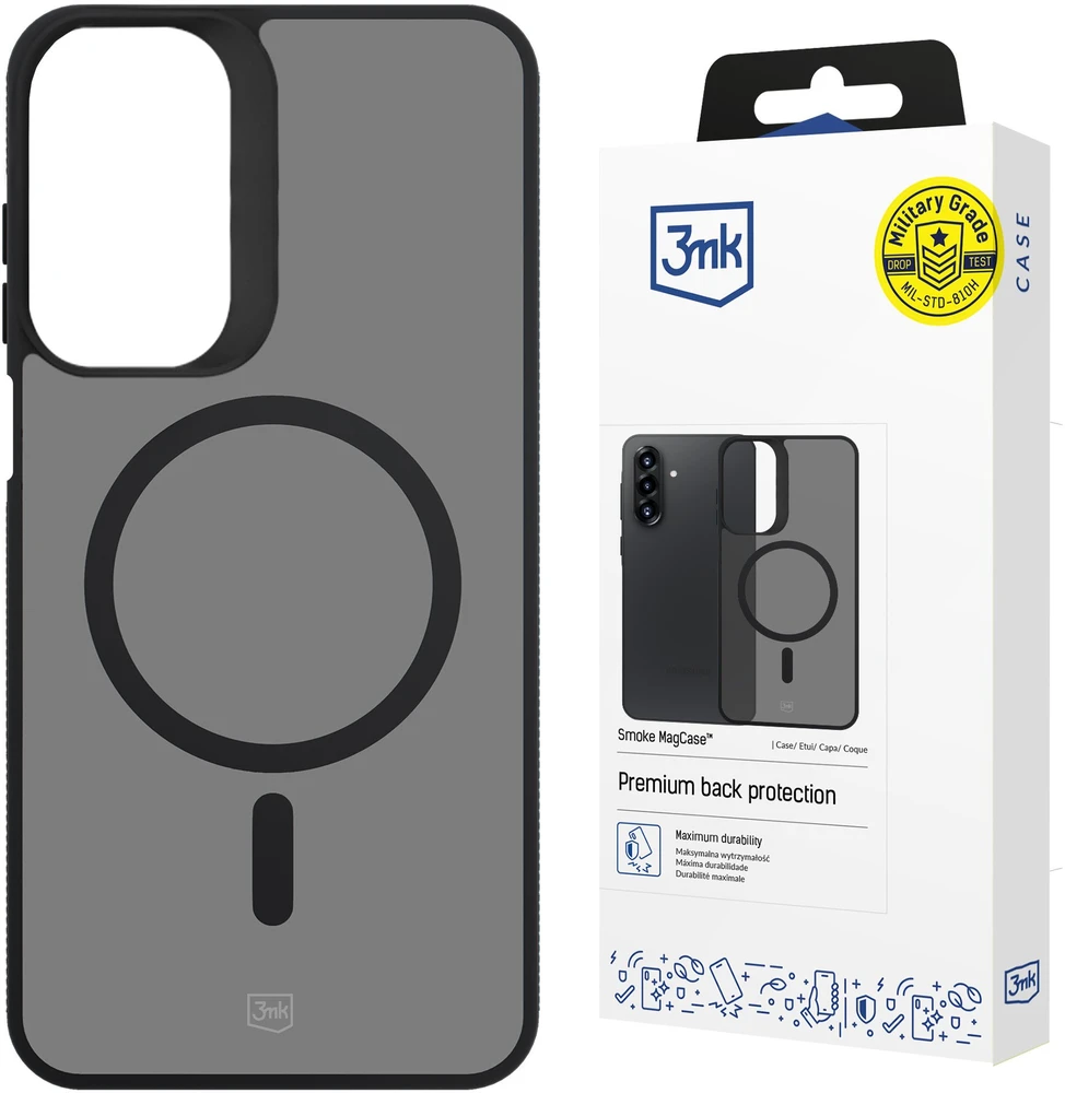 Dėklas 3mk Samsung Galaxy A17/A18 4G/5G - Smoke Magcase