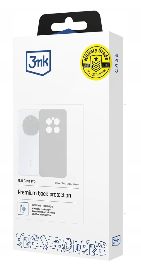 Dėklas 3MK Matt Pro skirtas Samsung Galaxy A57 juodos spalvos