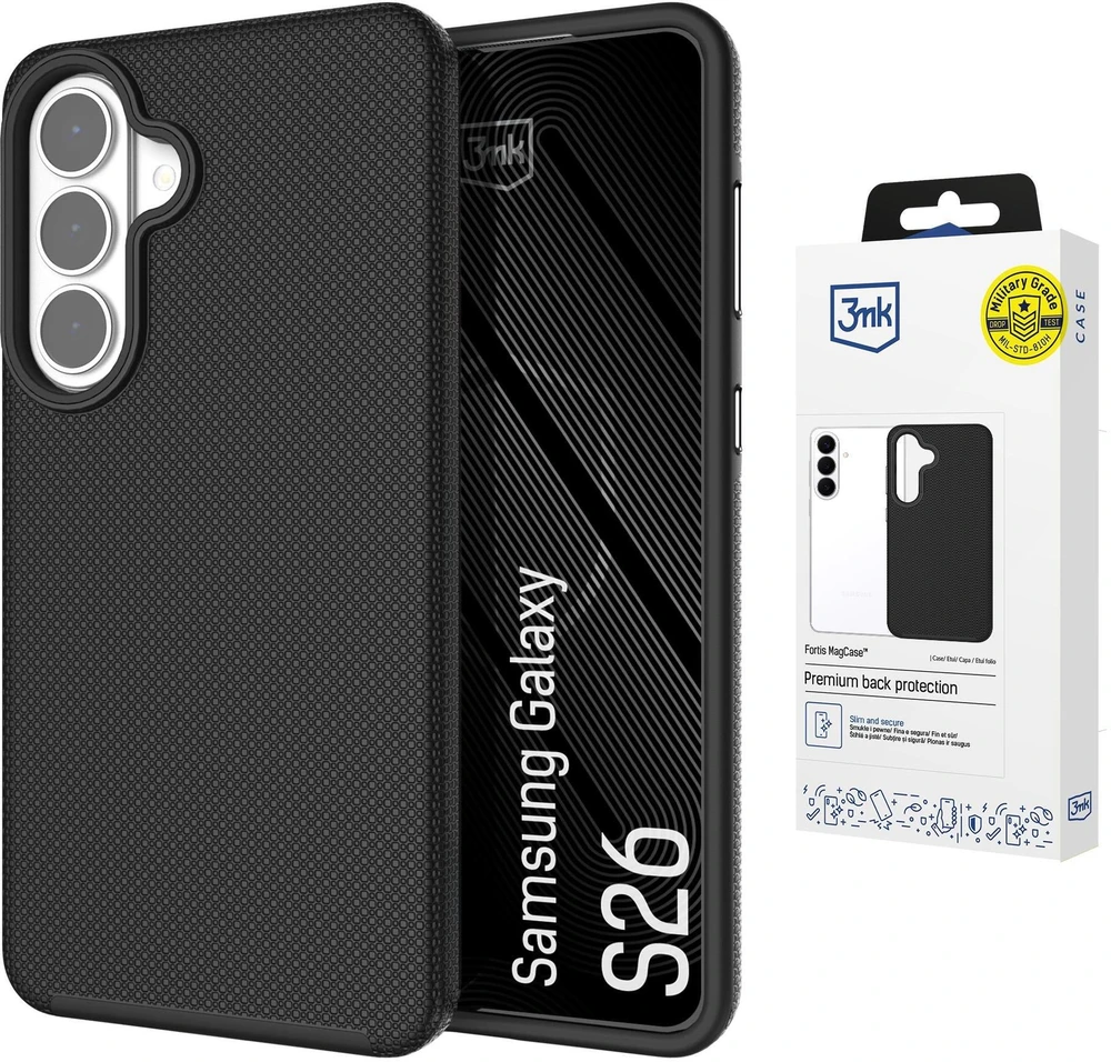 3MK Fortis MagDėklas Dėklas Samsung Galaxy S26