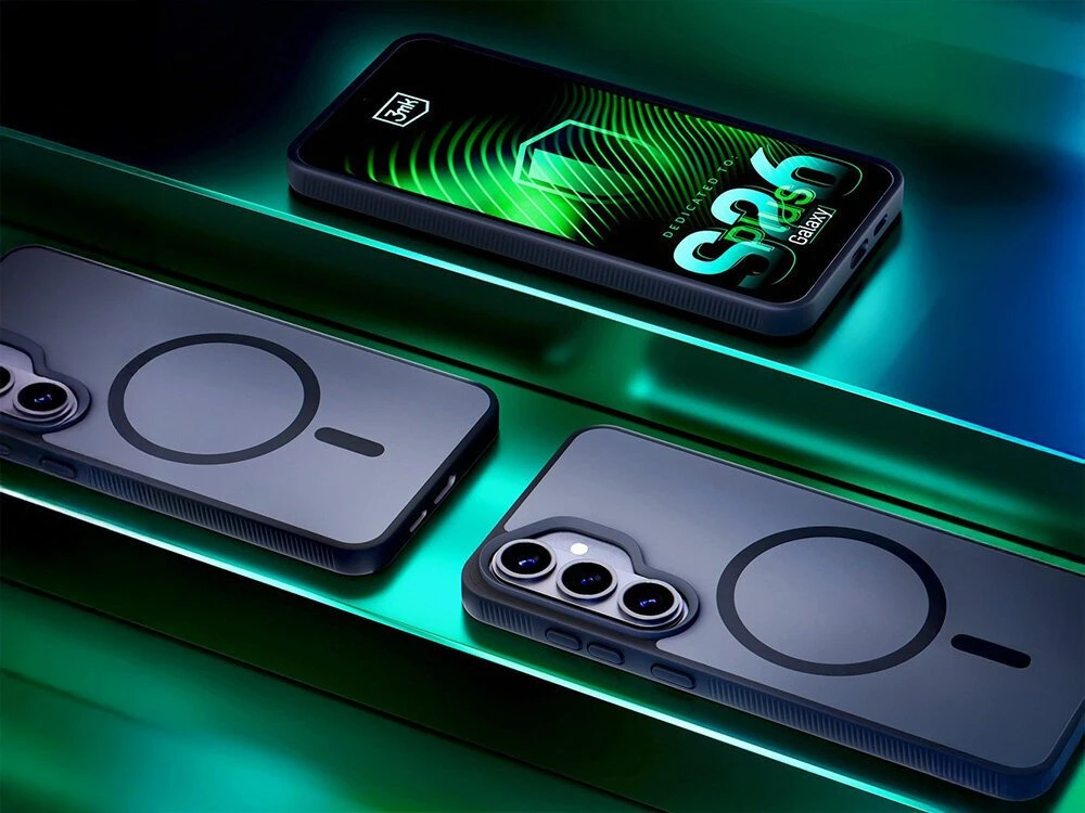 Dėklas 3mk „Smoke MagCase“, skirtas „Samsung Galaxy S26“ – pilkas