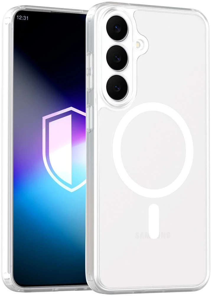 Dėklas 3mk Misty MagCase, skirta Samsung Galaxy S26 FE - balta