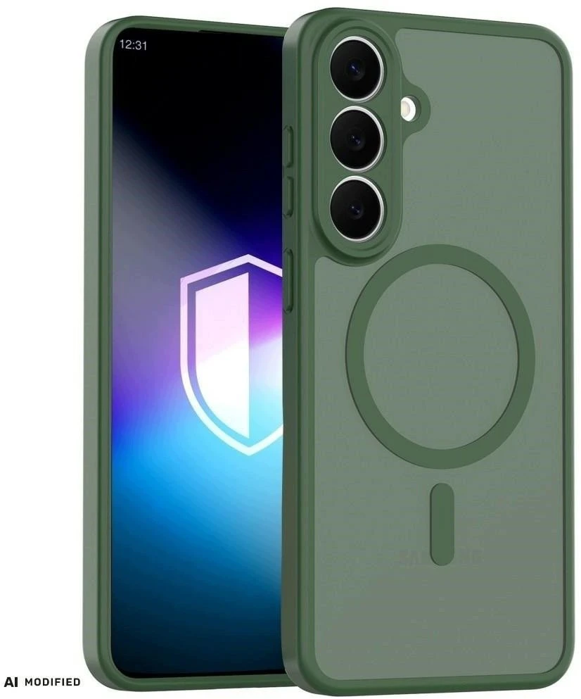Dėklas 3MK Misty MagCase do Samsung Galaxy S26 FE žalia
