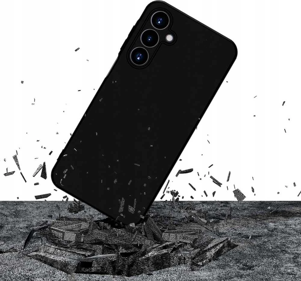 Dėklas 3MK Silikoninis dėklas skirtas Samsung Galaxy A16 juodos spalvos