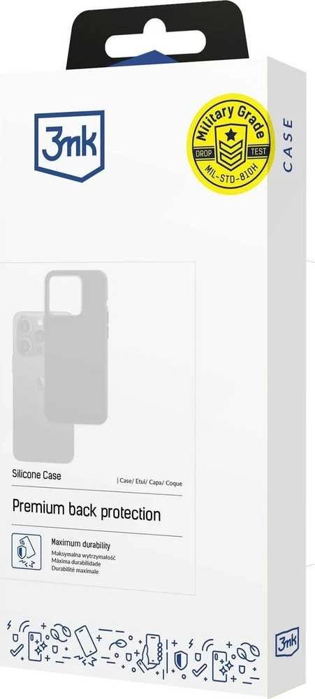 Dėklas 3MK Silikoninis dėklas skirtas Samsung Galaxy A16 juodos spalvos