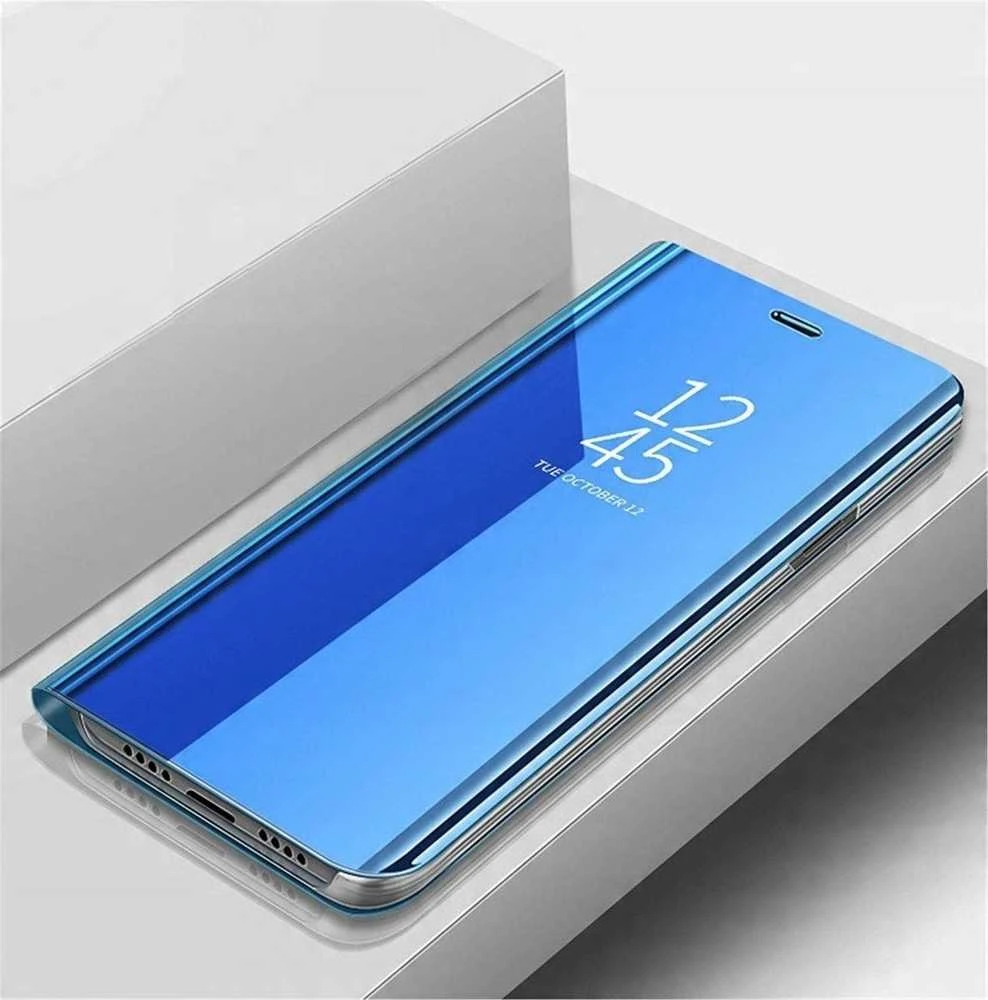 Hurtel Clear View dėklas skirtas Samsung Galaxy A73, mėlynas