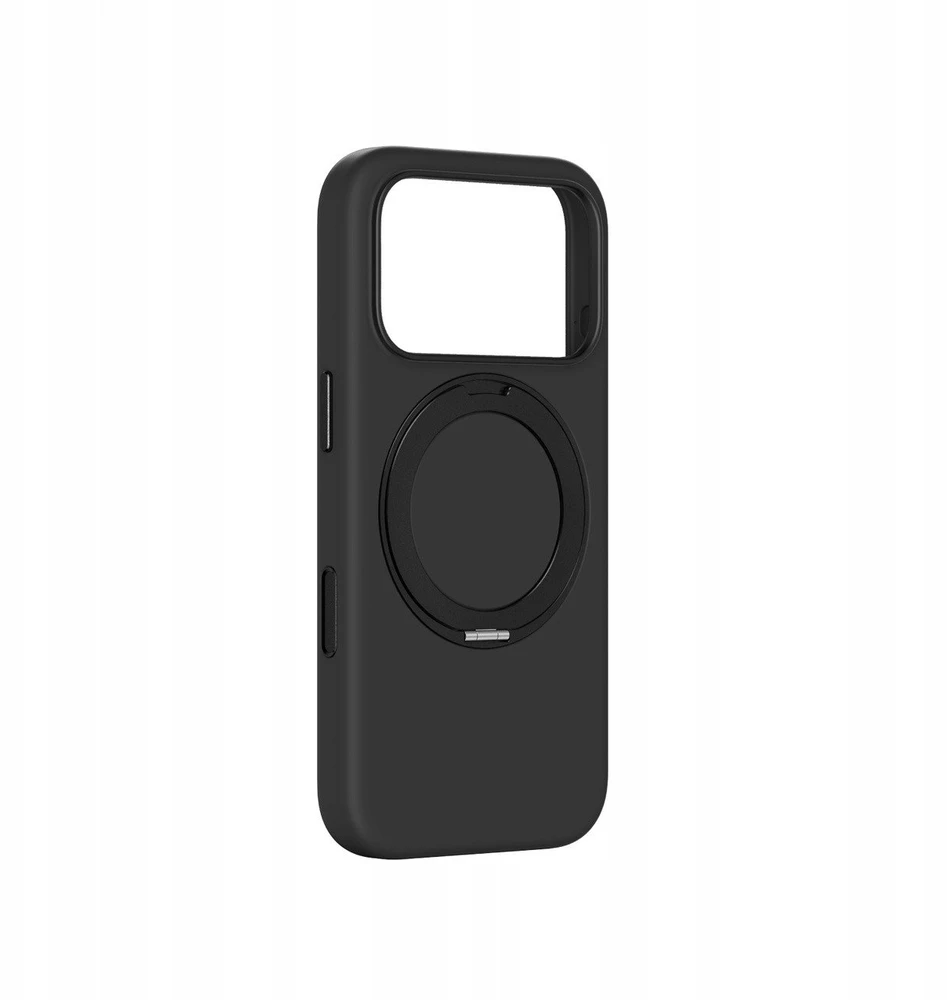 AmazingThing Cloudie Apple iPhone 17 Pro Max dėklas with Stand – juodos spalvos