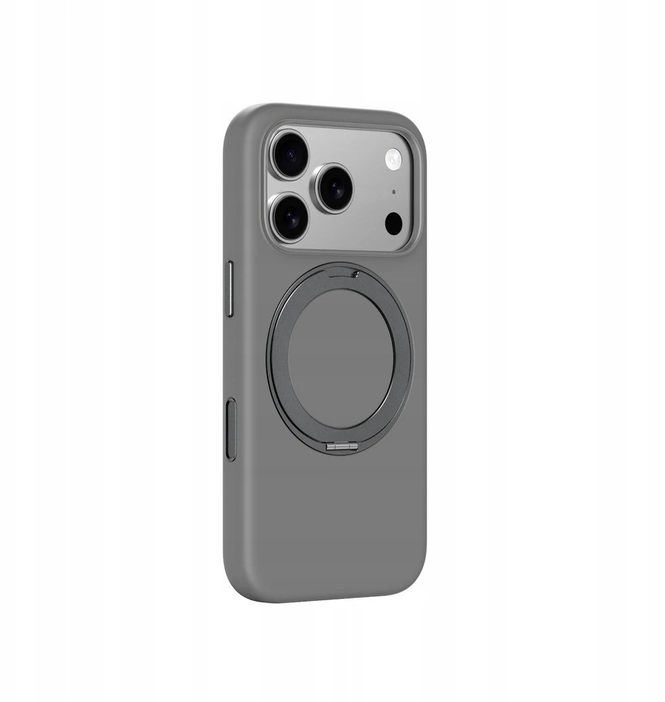 AmazingThing Cloudie Apple iPhone 17 Pro dėklas with Stand – pilkos spalvos