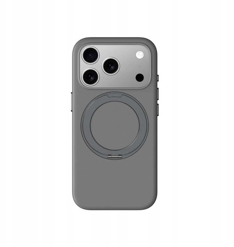 AmazingThing Cloudie Apple iPhone 17 Pro dėklas with Stand – pilkos spalvos