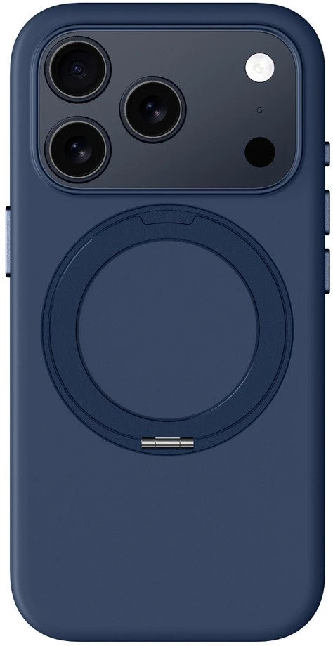 „AmazingThing Cloudie“ iPhone 17 Pro Max dėklas su stovu – mėlynas