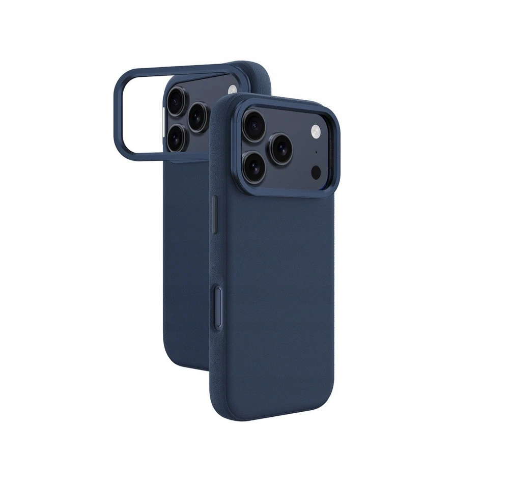 AmazingThing Glamour Apple iPhone 17 Pro Max dėklas with Stand – mėlynos spalvos