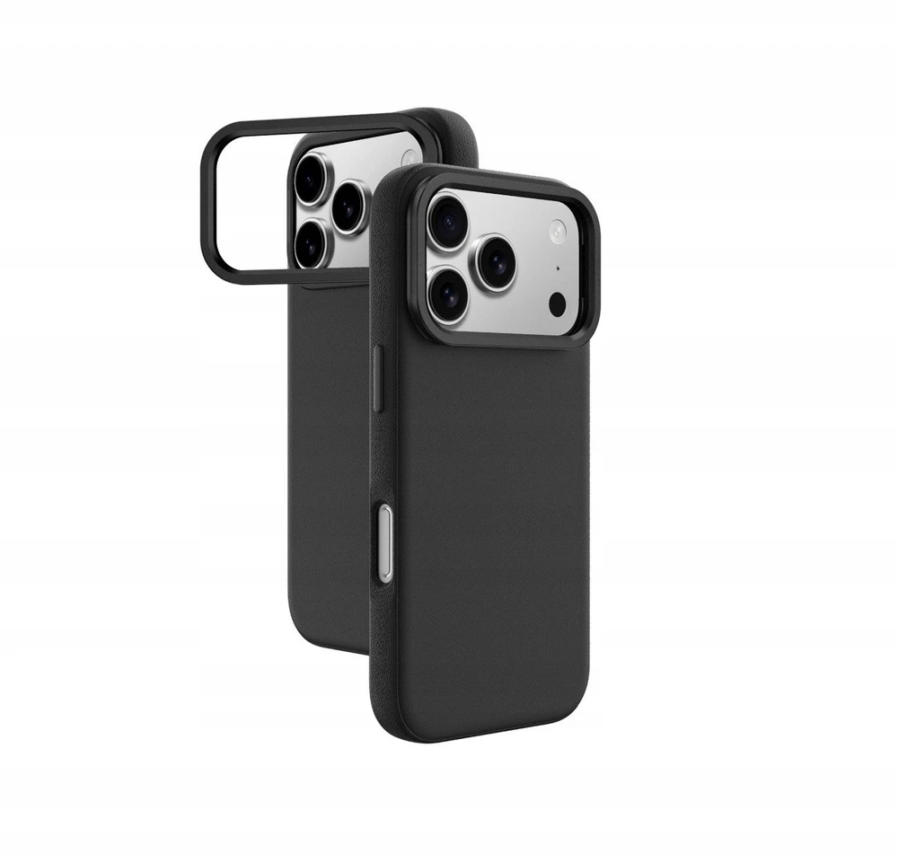 AmazingThing Glamour dėklas skirtas Apple iPhone 17 Pro Max – juodos spalvos