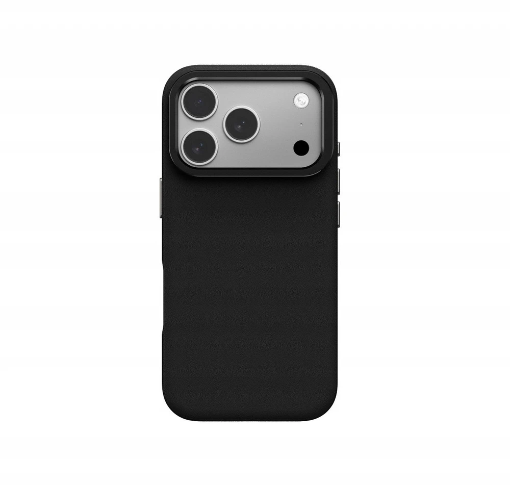 AmazingThing Glamour Apple iPhone 17 Pro dėklas with Stand – juodos spalvos