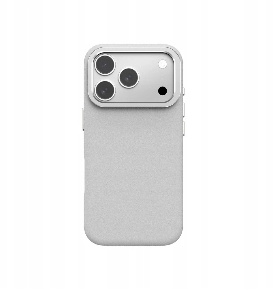 AmazingThing Glamour Apple iPhone 17 Pro Max dėklas with Stand – pilkos spalvos