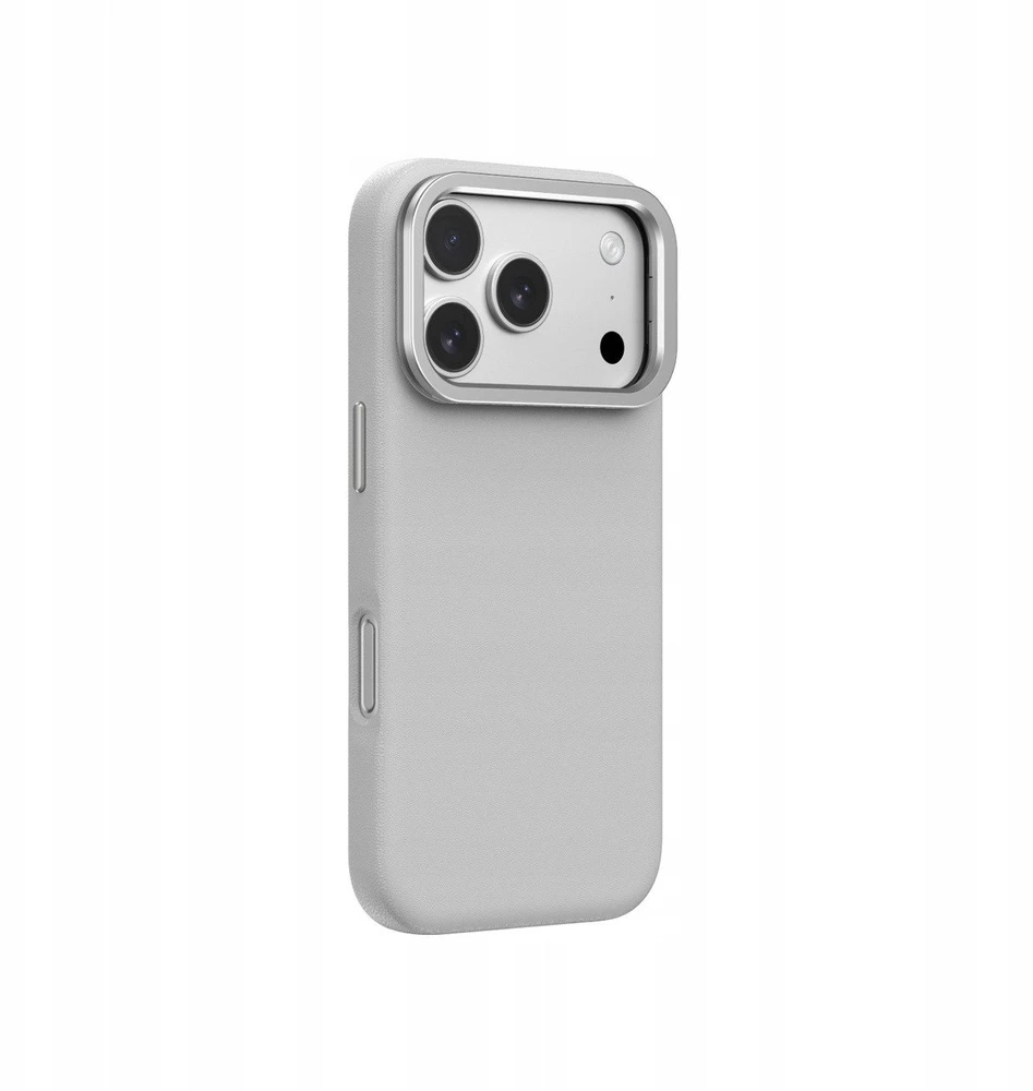 AmazingThing Glamour Apple iPhone 17 Pro Max dėklas with Stand – pilkos spalvos