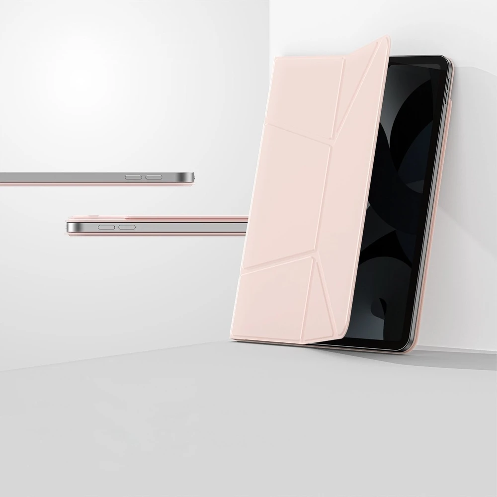 „AmazingThing“ matinis „Pro Mag“ lankstus dėklas su stovu, skirtas „iPad Air 11“ M3/M4 (2025/2026) - Rožinė