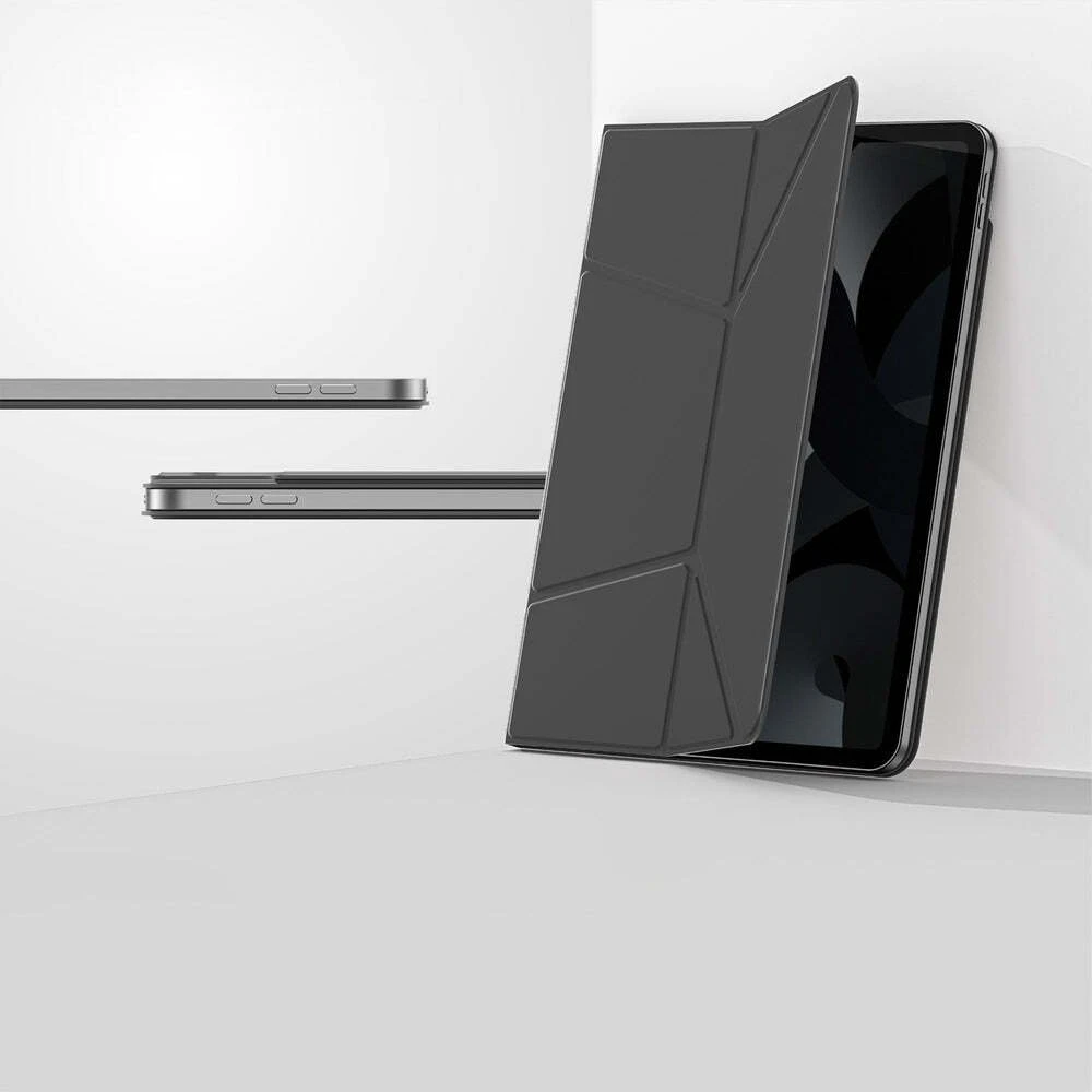 „AmazingThing“ matinis „Pro Mag“ lankstus dėklas su stovu, skirtas „iPad Air 11“ M3/M4 (2025/2026) - Juodas