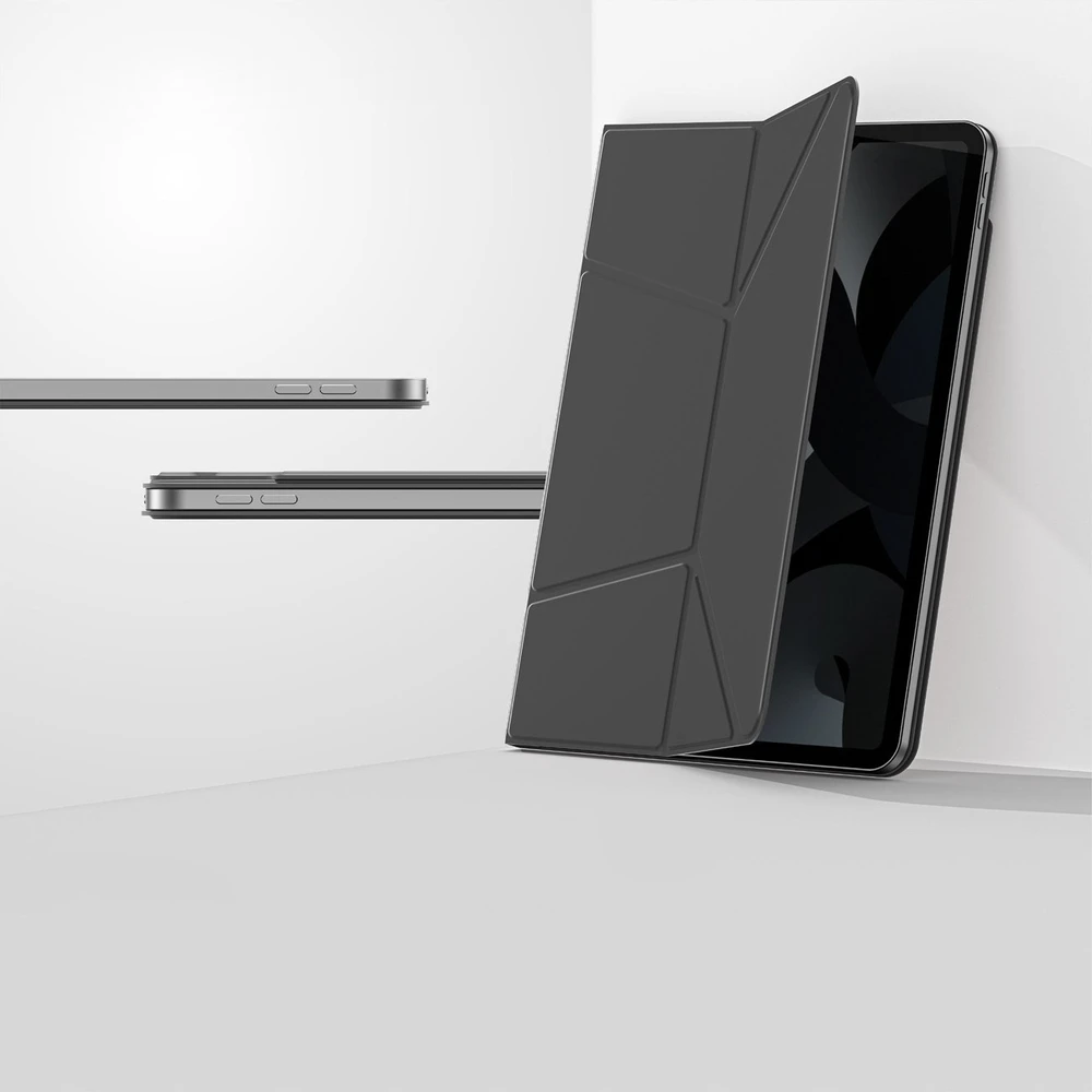„AmazingThing“ matinis „Pro Mag“ lankstus dėklas su stovu, skirtas „iPad Air 13“ M2/M3/M4 (2024/2025/2026) - Juodas