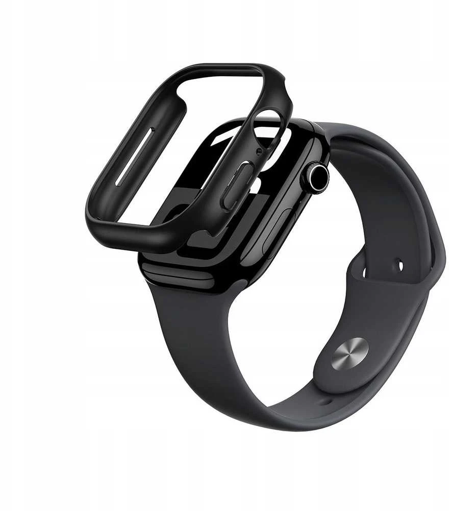 AmazingThing Minimal dėklas skirta Apple Watch 46mm – juodos spalvos