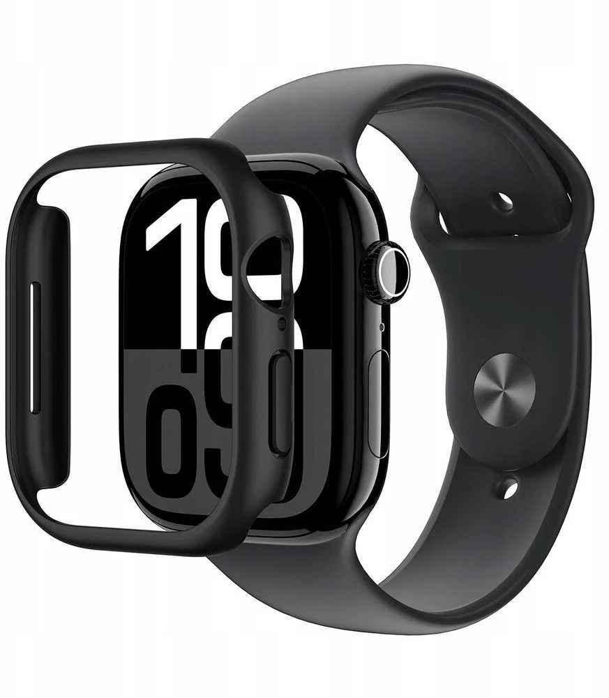 AmazingThing Minimal dėklas skirta Apple Watch 46mm – juodos spalvos