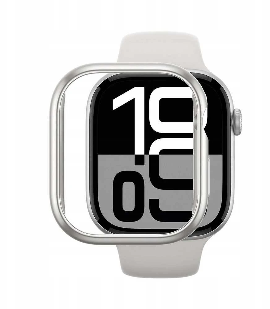 AmazingThing Minimal dėklas skirta Watch 46mm – sidabro spalvos