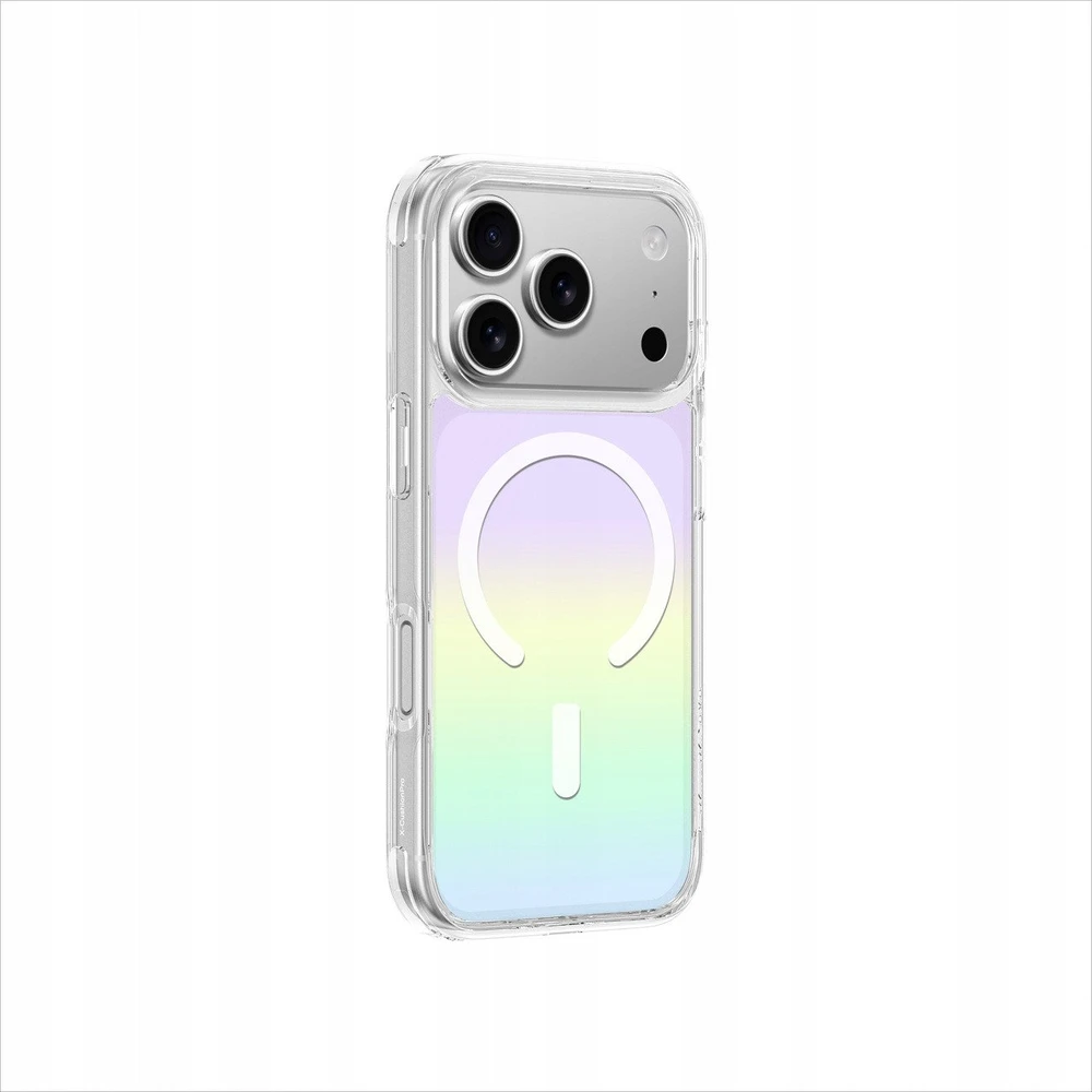 AmazingThing Minimal Mag dėklas skirtas Apple iPhone 17 Pro suderinamas su MagSafe rainbow – įvairiaspalvis