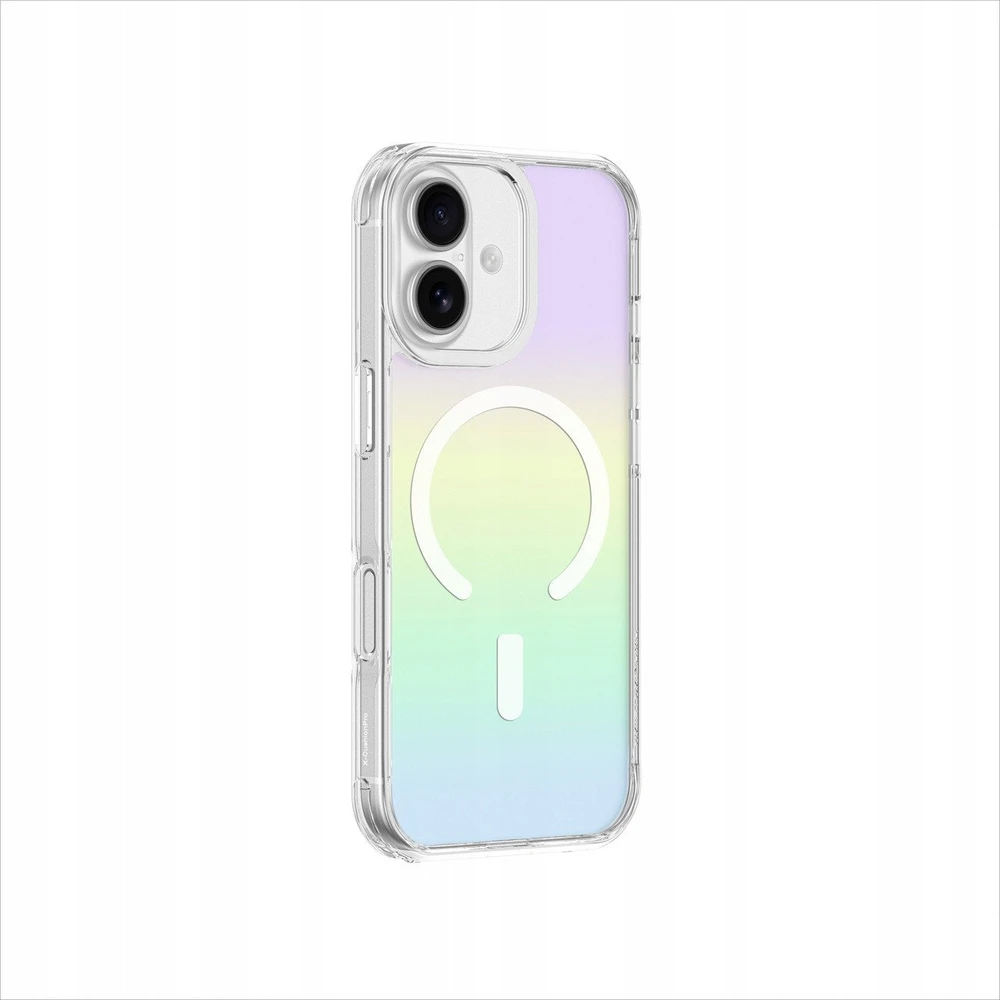 AmazingThing Minimal Mag dėklas skirtas Apple iPhone 17 suderinamas su MagSafe rainbow – įvairiaspalvis