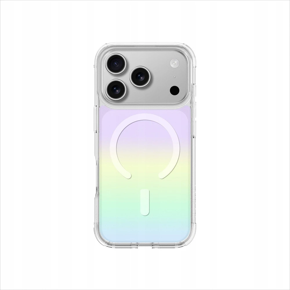 AmazingThing Minimal Mag dėklas skirtas Apple iPhone 17 Pro suderinamas su MagSafe rainbow – įvairiaspalvis