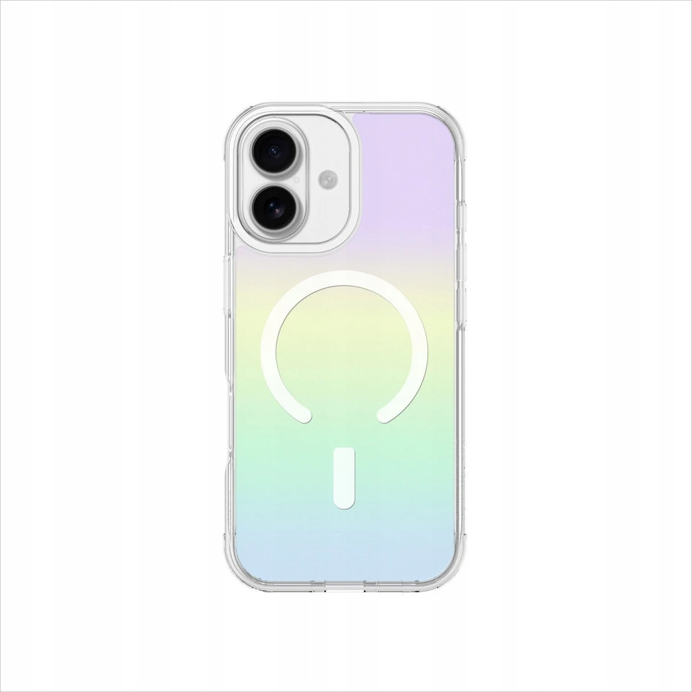 AmazingThing Minimal Mag dėklas skirtas Apple iPhone 17 suderinamas su MagSafe rainbow – įvairiaspalvis