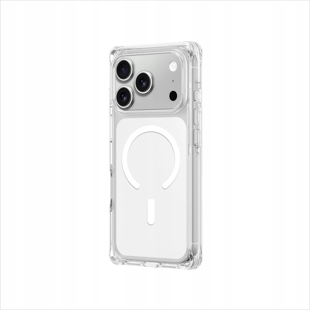 AmazingThing Omni dėklas skirtas Apple iPhone 17 Pro Max suderinamas su MagSafe – skaidrus