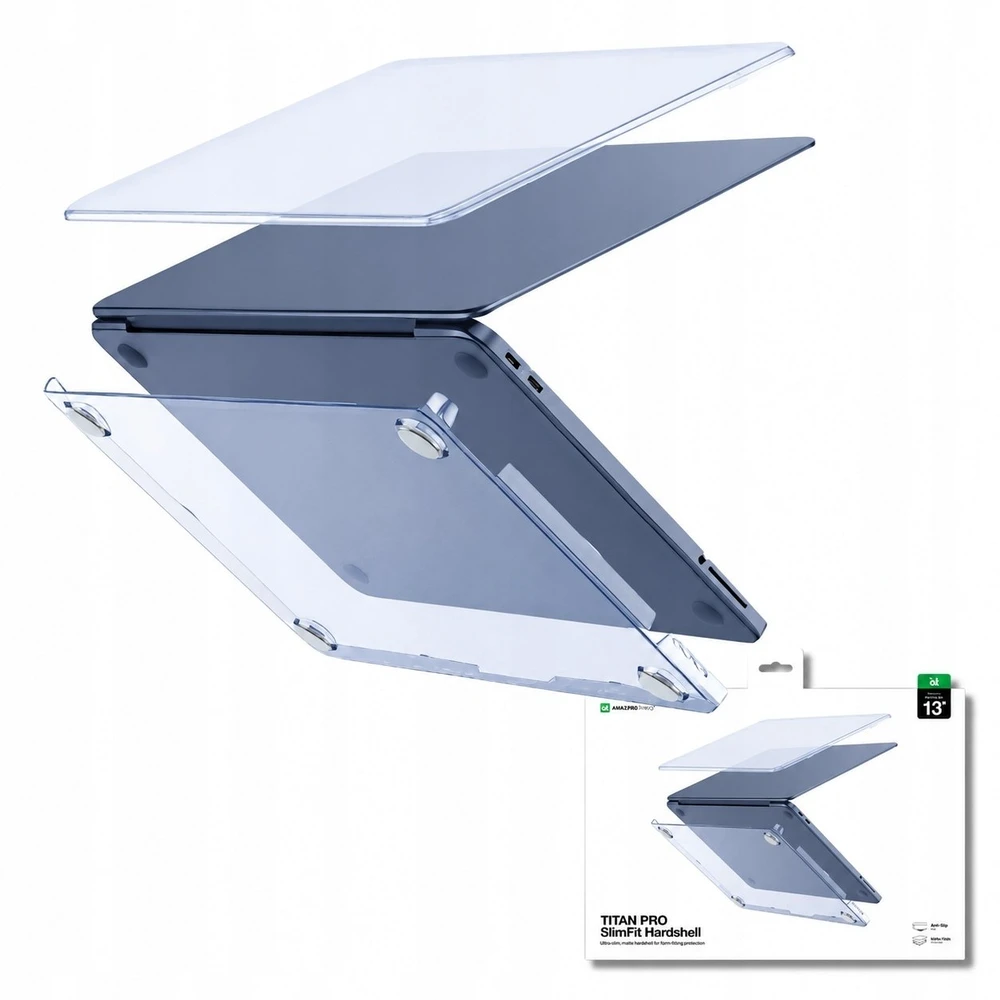 „AmazingThing Titan“ kietas dėklas, skirtas „MacBook Neo 13“ - Mėlyna