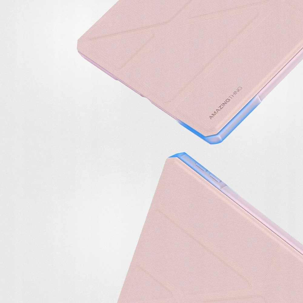 AmazingThing Titan Pro Folio Case for iPad Air 11" M3/M4 (2025/2026) - Rožinė