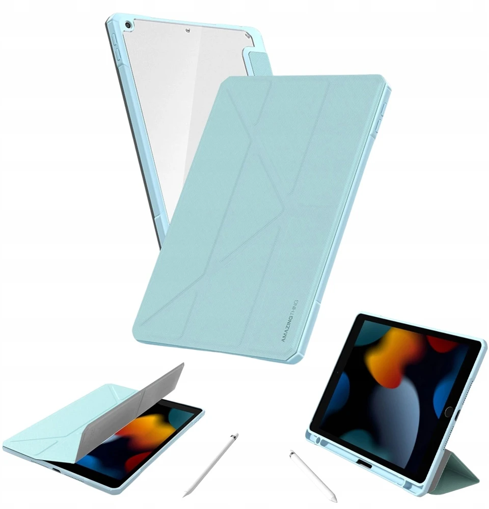 „AmazingThing Titan Pro Folio“ dėklas, skirtas „iPad Air 11“ M3/M4 (2025/2026) - Mėlyna
