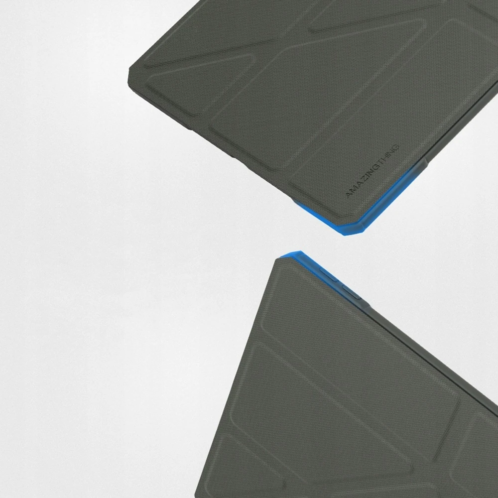„AmazingThing Titan Pro Folio“ dėklas, skirtas „iPad Air 11“ M3/M4 (2025/2026) – pilkas