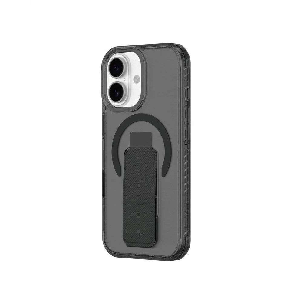 AmazingThing Titan Pro Holder dėklas skirtas Apple iPhone 17 suderinamas su MagSafe – juodos spalvos