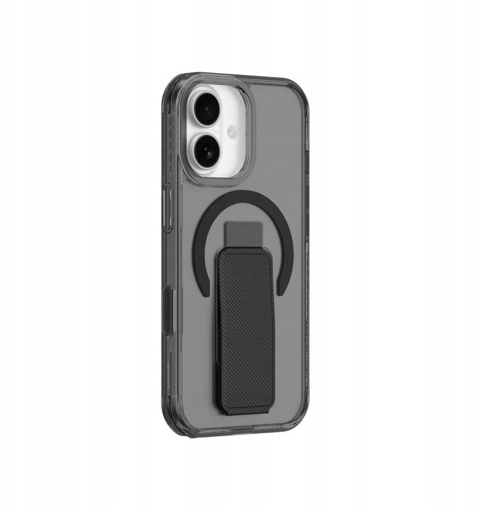 AmazingThing Titan Pro Holder dėklas skirtas Apple iPhone 17 suderinamas su MagSafe – juodos spalvos
