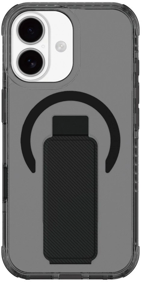 AmazingThing Titan Pro Holder dėklas skirtas Apple iPhone 17 suderinamas su MagSafe – juodos spalvos