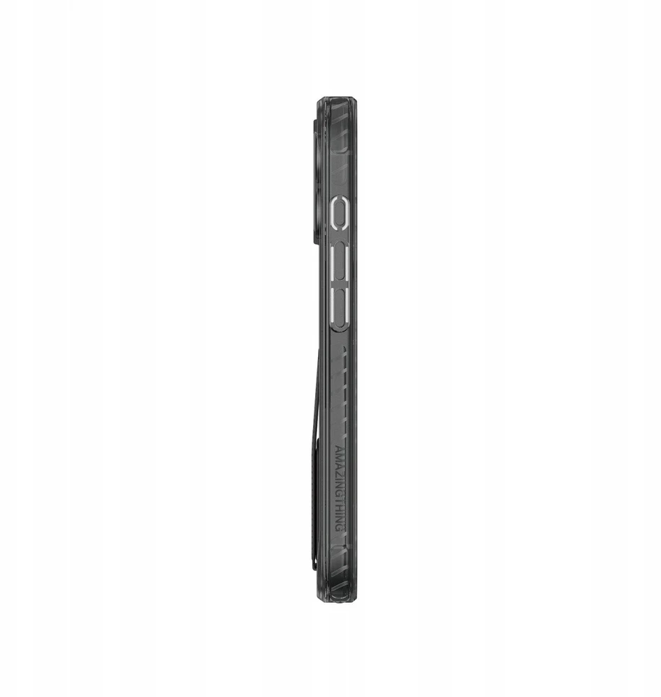 AmazingThing Titan Pro Holder dėklas skirtas Apple iPhone 17 suderinamas su MagSafe – juodos spalvos