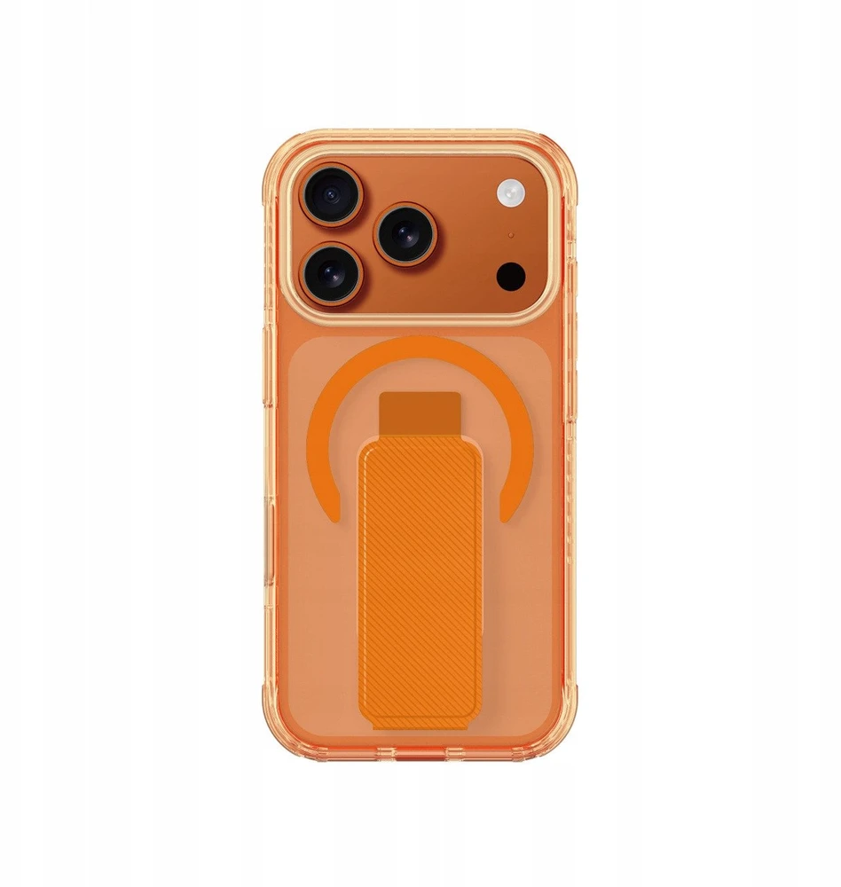 „AmazingThing Titan Pro Holder“ dėklas, skirtas „iPhone 17 Pro“, suderinamas su „MagSafe“ - oranžinis