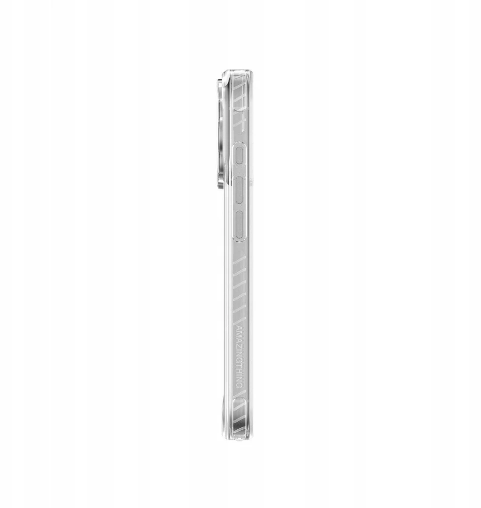 AmazingThing Titan Pro dėklas skirtas Apple iPhone 17 Pro Max suderinamas su MagSafe – skaidrus